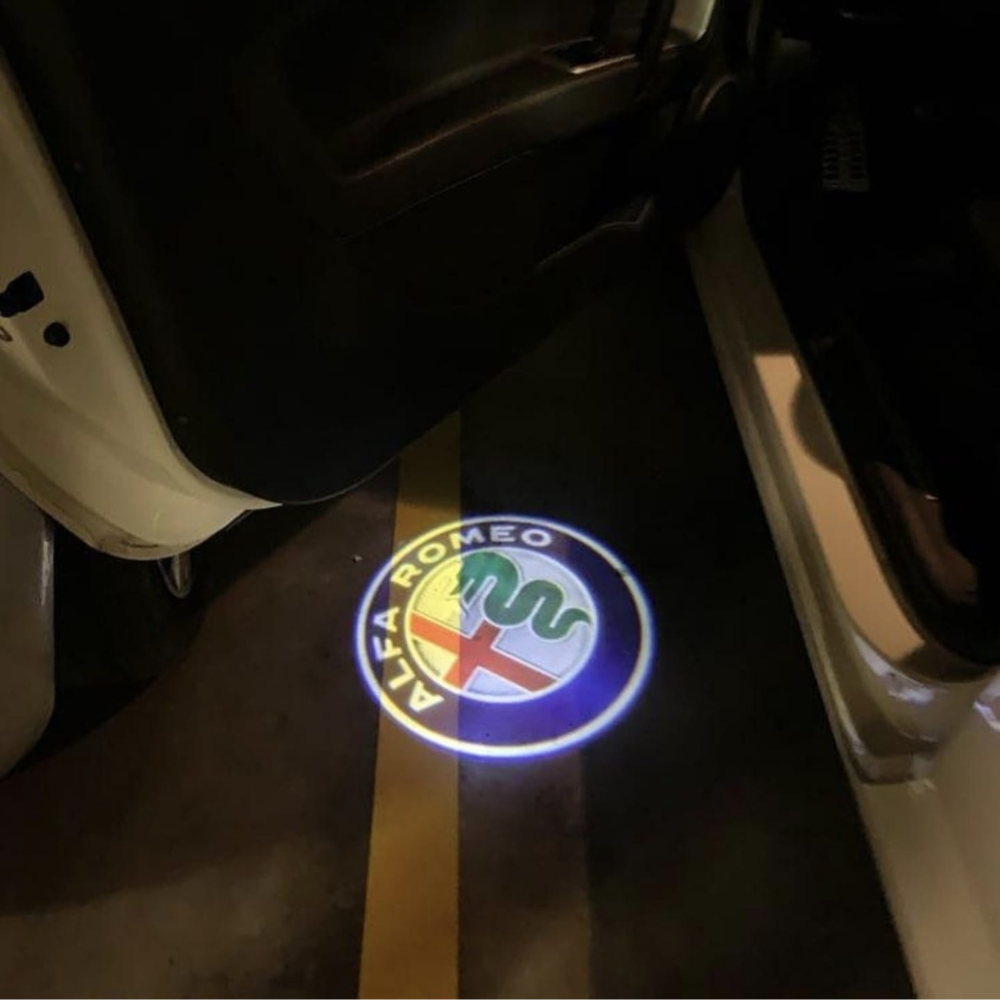 Gepersonaliseerde merk projector voor plakdeur