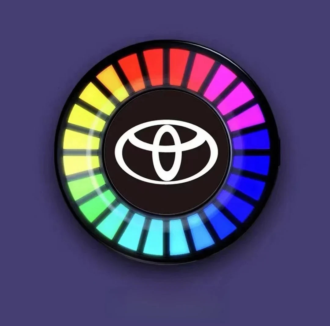 LED-autolamp met muzieksynchronisatie en logo (met aromadiffuser)