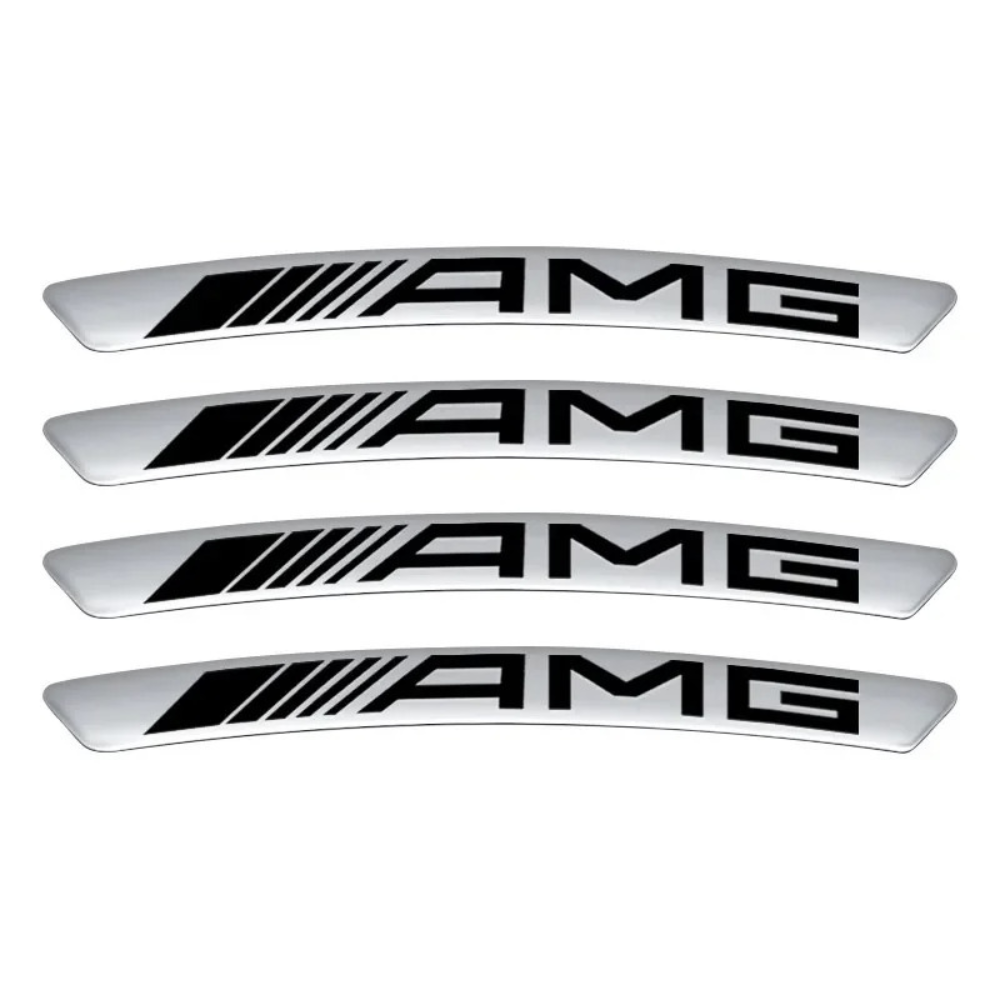 Set van 4 stickers voor lichtmetalen velgen