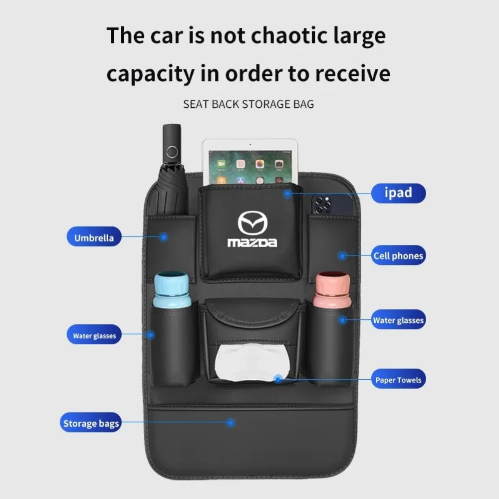Auto achterbank organizer