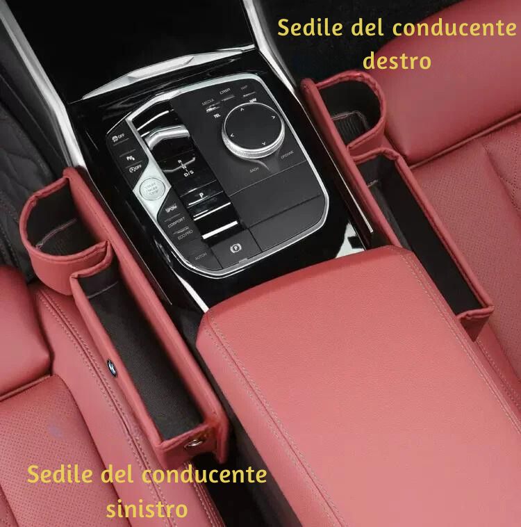Multifunctionele organizer voor autostoelen (bestuurderszijde)