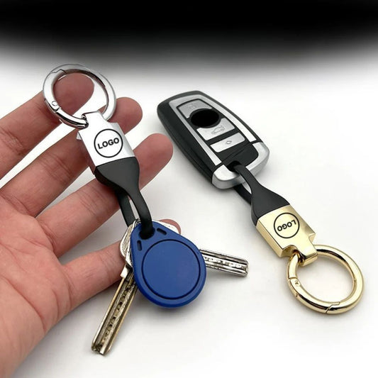 Premium autosleutelhanger met logo