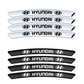 Set van 4 stickers voor lichtmetalen velgen