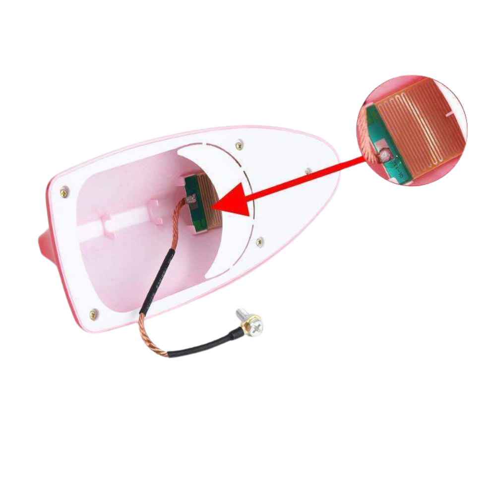 Haai­vinnantenne auto