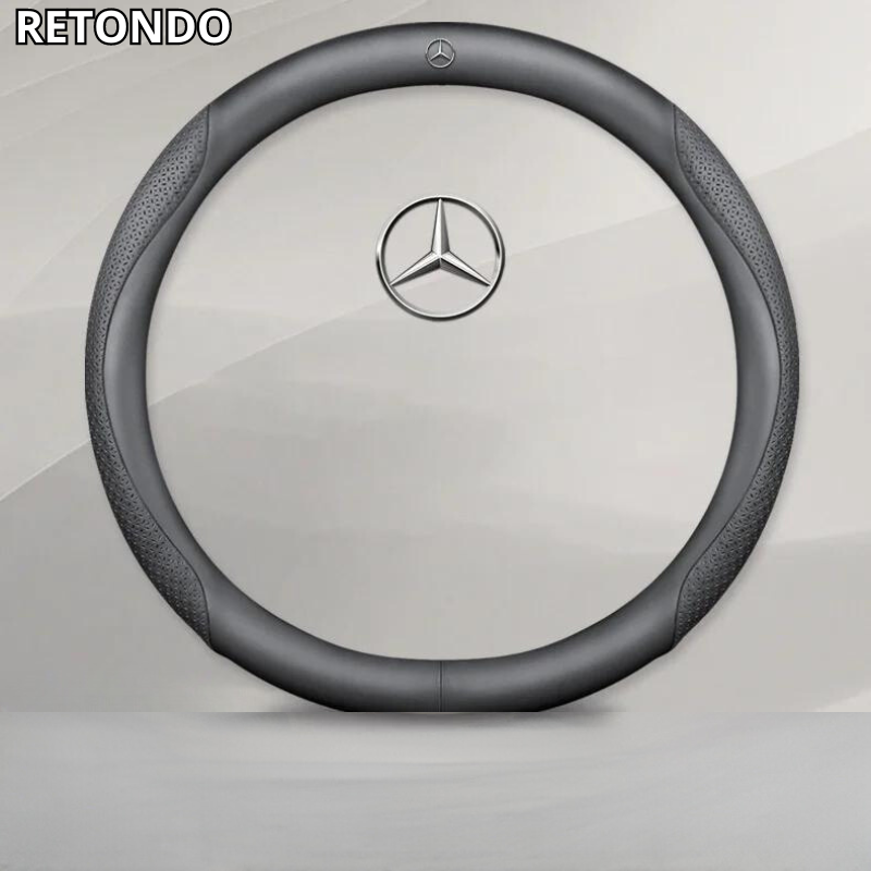 Copertura in Cuoio Personalizzata per Volante Auto
